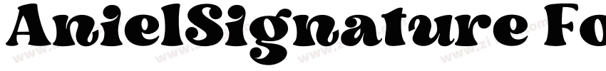 AnielSignature For P字体转换